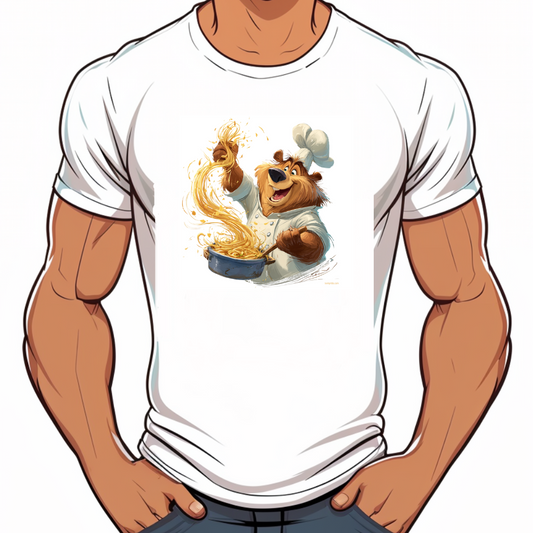 tshirt bear chef