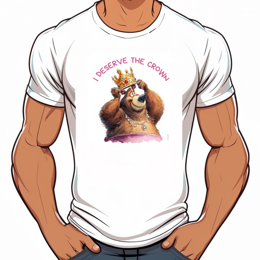 tshirt bear gay couronne