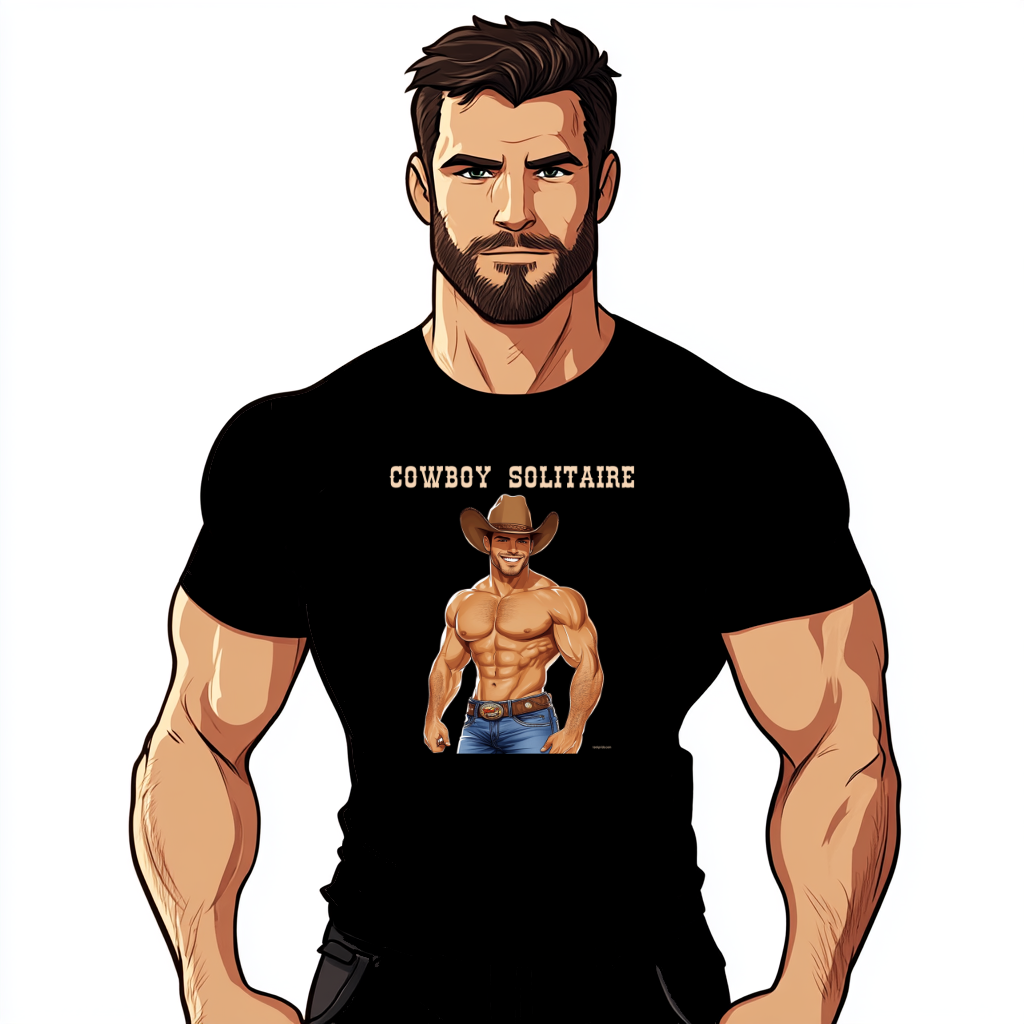 tshirt gay cow boy gay
