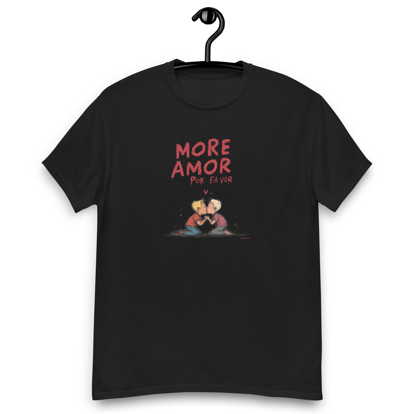 tshirt lgbt homme more amor por favor