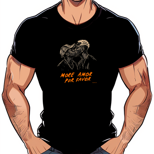 tshirt lgbt homme more amor por favor